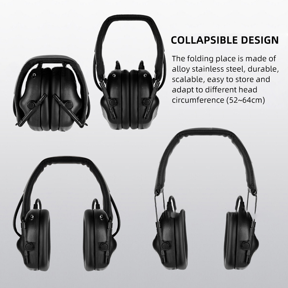 BOOIU Tactical Electronic Shoo - Earmuffs Foldable のレビューと価格