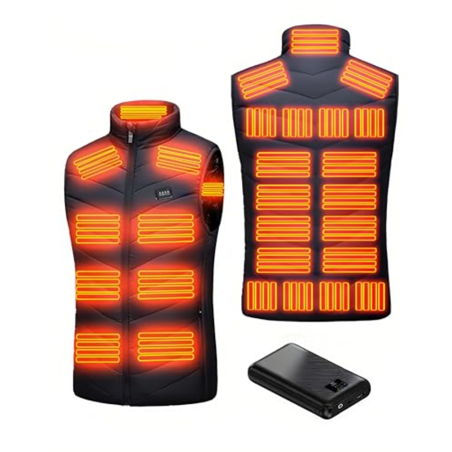 Heated Down Vest for and Wo wi - Heated Vest Battery のレビューと価格