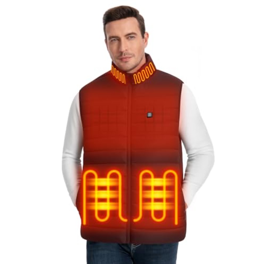 Men's Lightweight Heated Vest  - Heated Vest Battery のレビューと価格