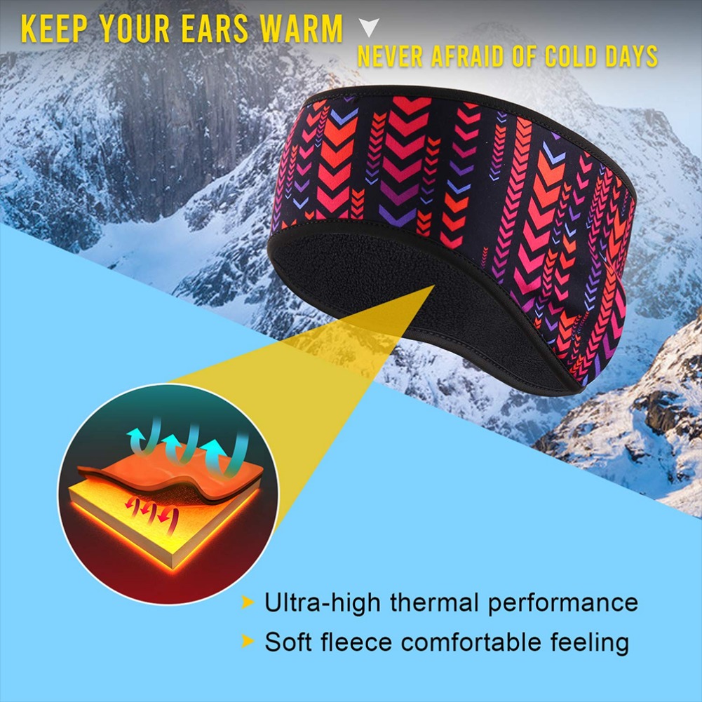 Winter Ear Warmer Cover Sports - Fleece Ear Warmer Band のレビューと価格