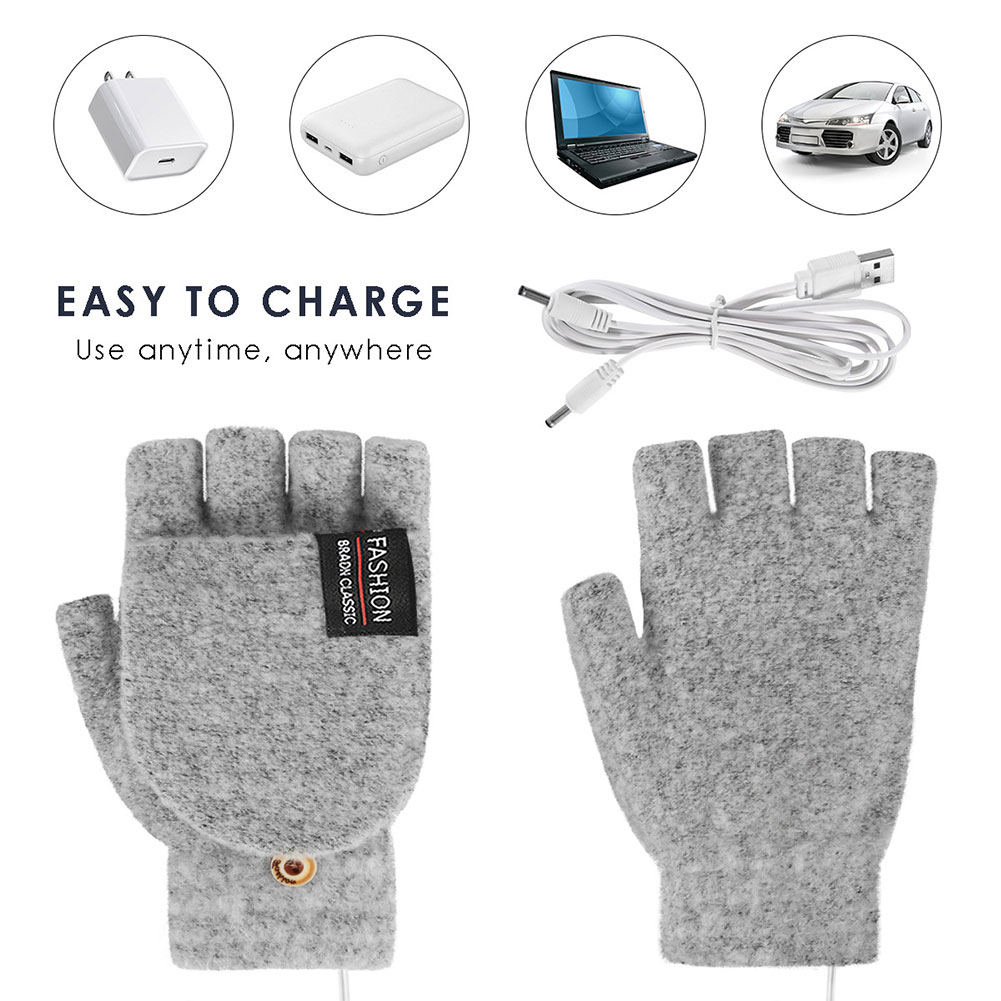 USB Electric Heated Gloves Adj - Hand Warmer Electric のレビューと価格
