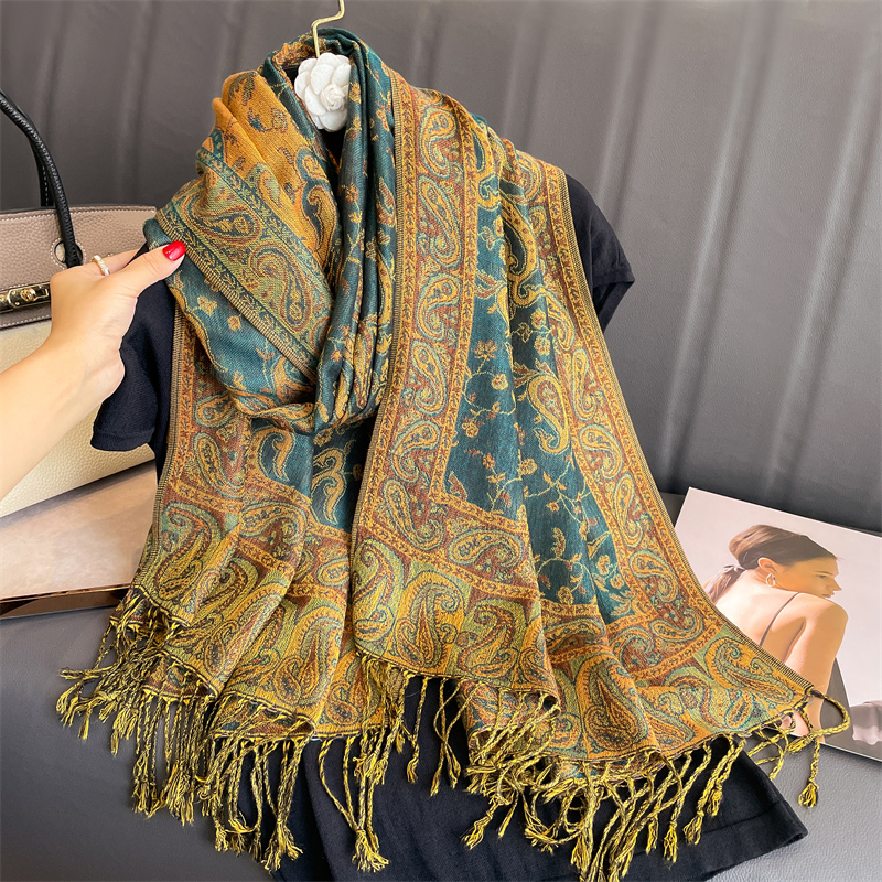 Tassel Blanket Design Thick Pa - Cashmere Pashmina Wrap のレビューと価格