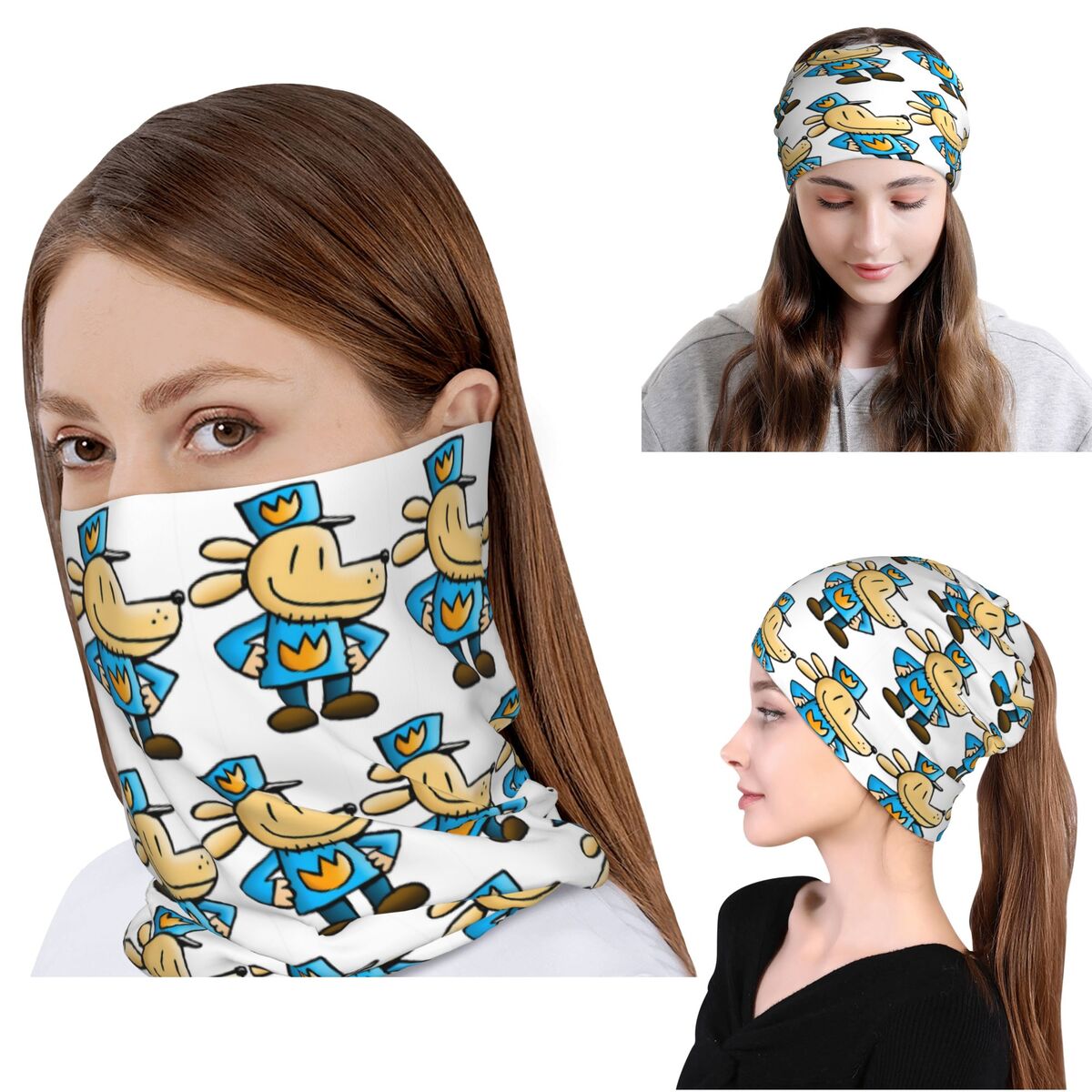 Dog Man Comedic Graphic Novel  - Knit Beanie Hat Warm のレビューと価格