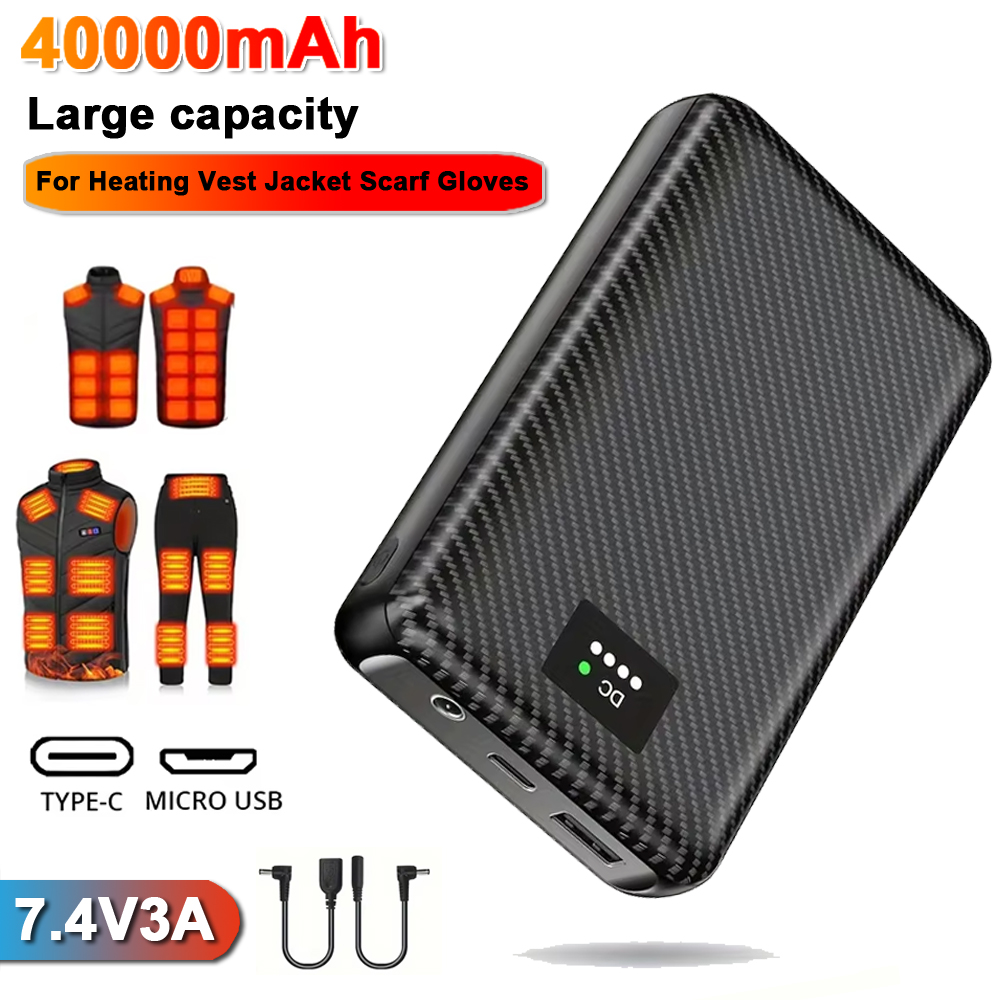 Ranwomen 30000/40000mAh Powerb - Heated Vest Battery のレビューと価格