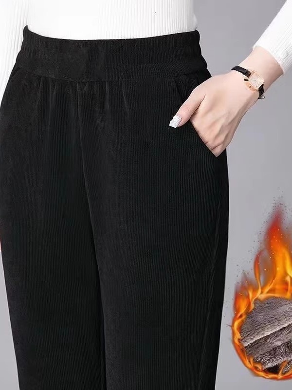 Thickened Straight Leg Pants W - Corduroy Pant Warm のレビューと価格