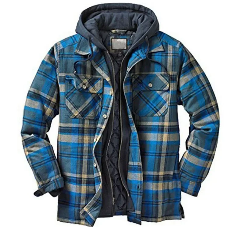Mens Fleece Lined Flannel Plai - Flannel Shirt Lined のレビューと価格