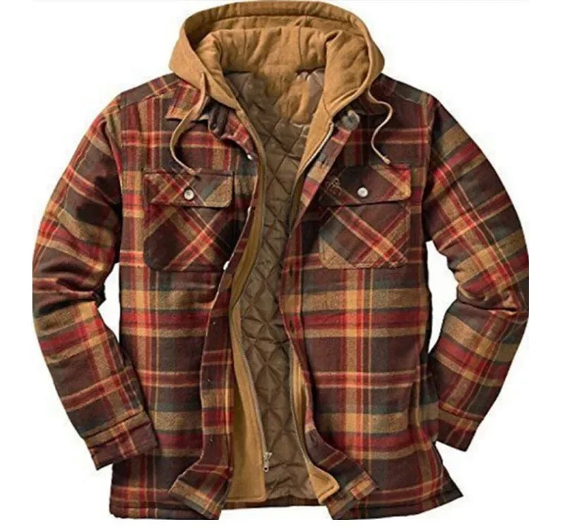 Mens Fleece Lined Flannel Plai - Flannel Shirt Lined のレビューと価格