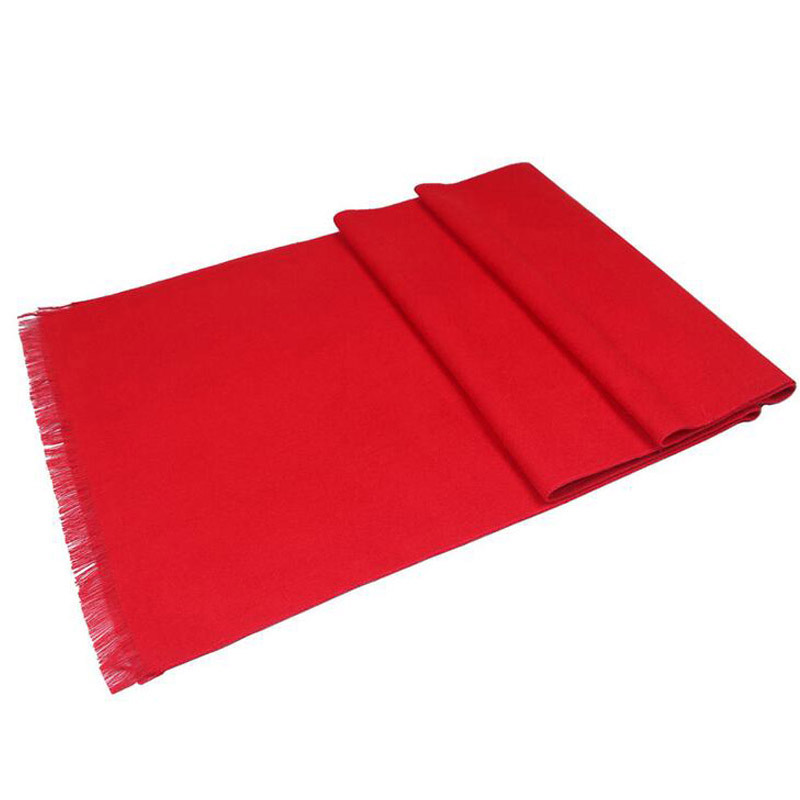 Fashion Winter Solid Color Men - Wool Scarf Men のレビューと価格