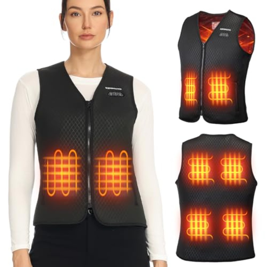 KEMIMOTO Womens Heated Vest El - Heated Vest Battery のレビューと価格