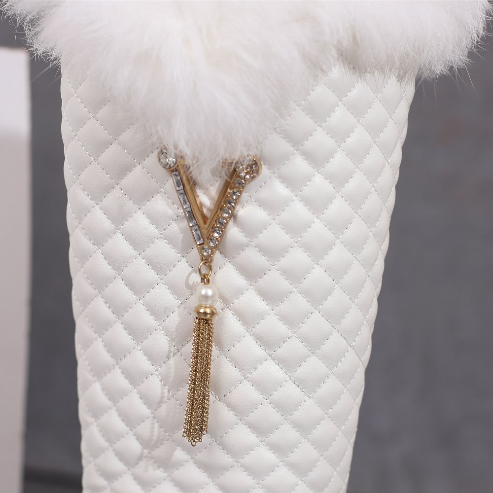 Winter Women Fur Knee High Boo - Waterproof Winter Boot のレビューと価格