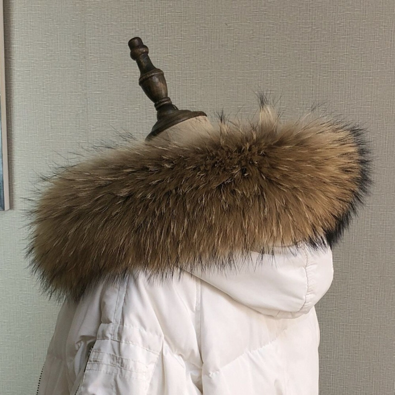 Real Fur Collar for Coat Parka - Shawl Wrap Winter のレビューと価格