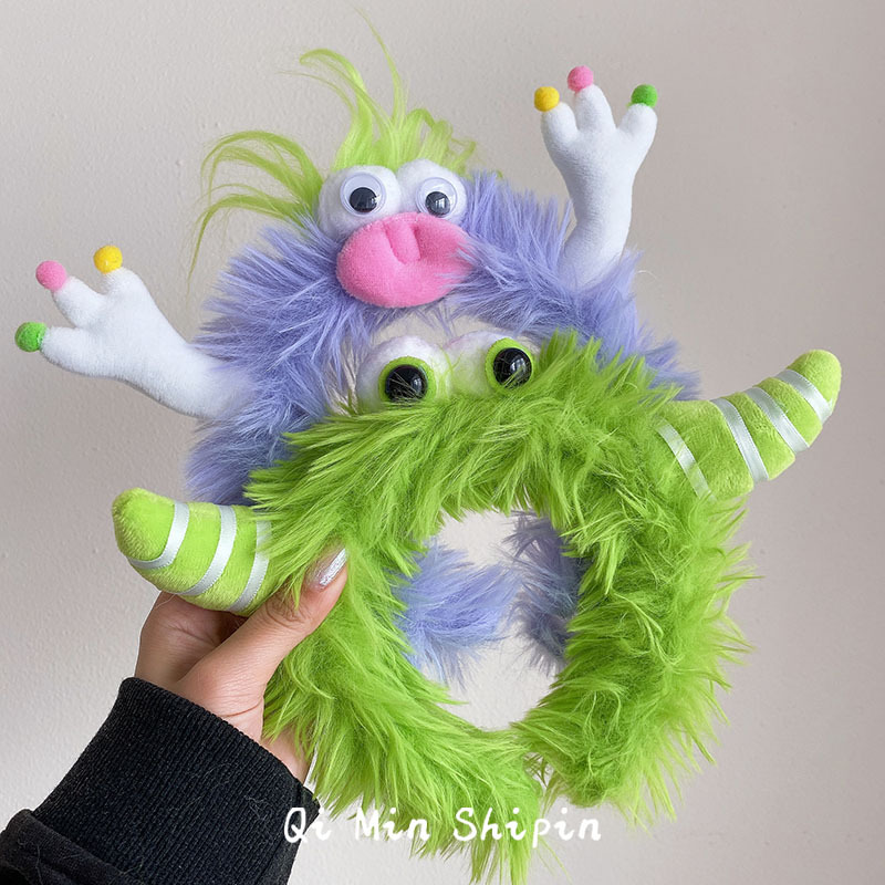 Funny Plush Headbands For Wome - Winter Headband Fleece のレビューと価格