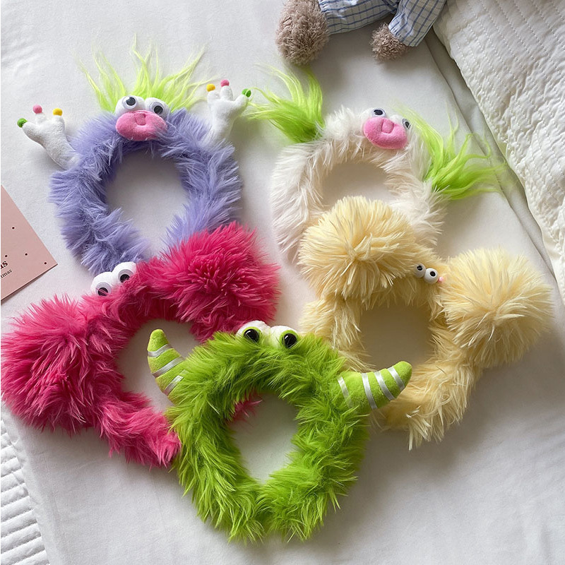 Funny Plush Headbands For Wome - Winter Headband Fleece のレビューと価格