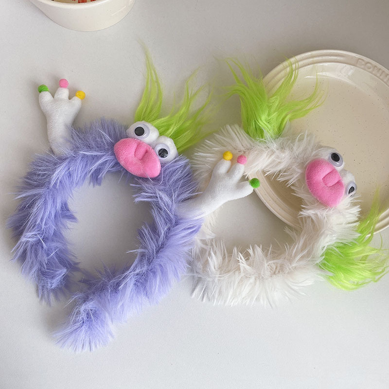 Funny Plush Headbands For Wome - Winter Headband Fleece のレビューと価格