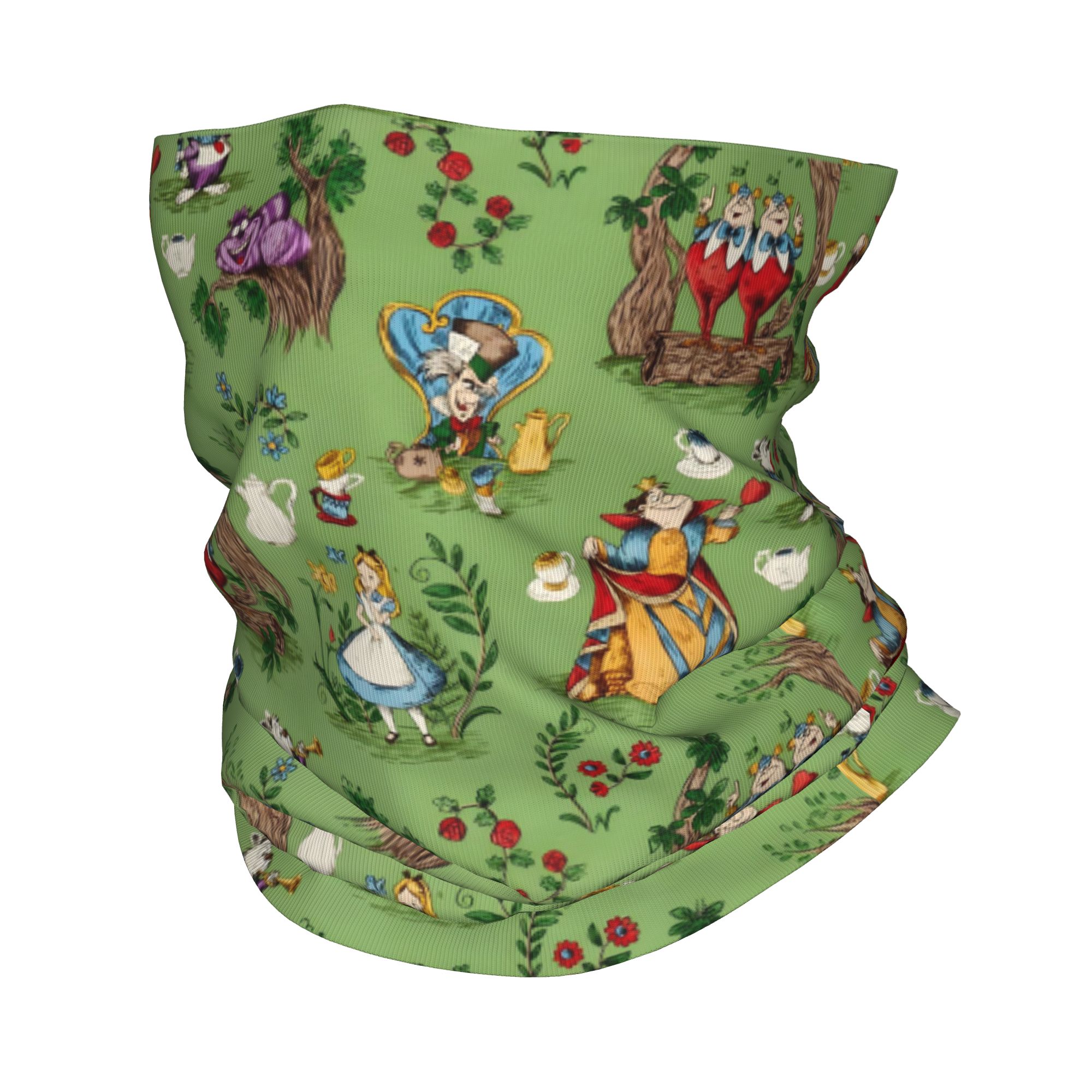 Custom A-Alice in W-Wonderland - Neck Gaiter Fleece のレビューと価格
