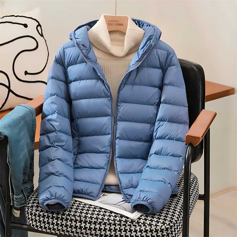 Plus Size Women Hooded Korean  - Down Jacket Packable のレビューと価格