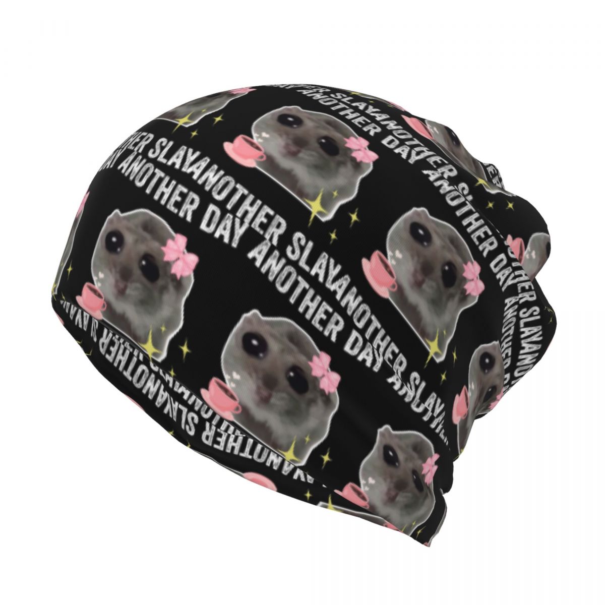 Sad Hamster Another Day Anothe - Knit Beanie Hat Warm のレビューと価格