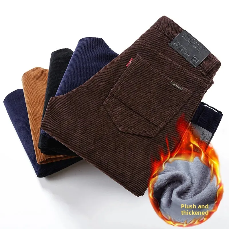 Thickened Fleece Lined Corduro - Corduroy Pant Warm のレビューと価格