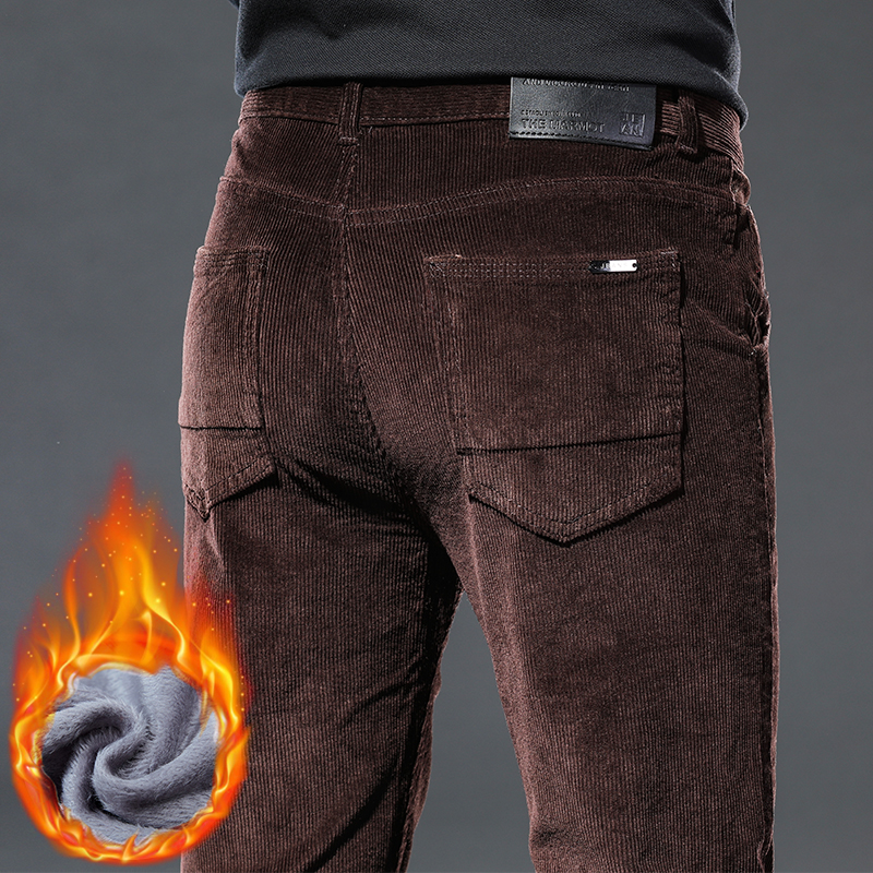 Winter New Men's Corduroy Flee - Corduroy Pant Warm のレビューと価格