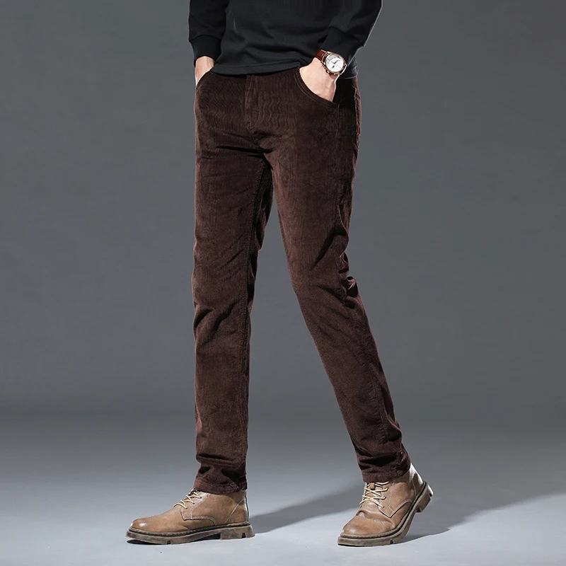 Winter New Men's Corduroy Flee - Corduroy Pant Warm のレビューと価格