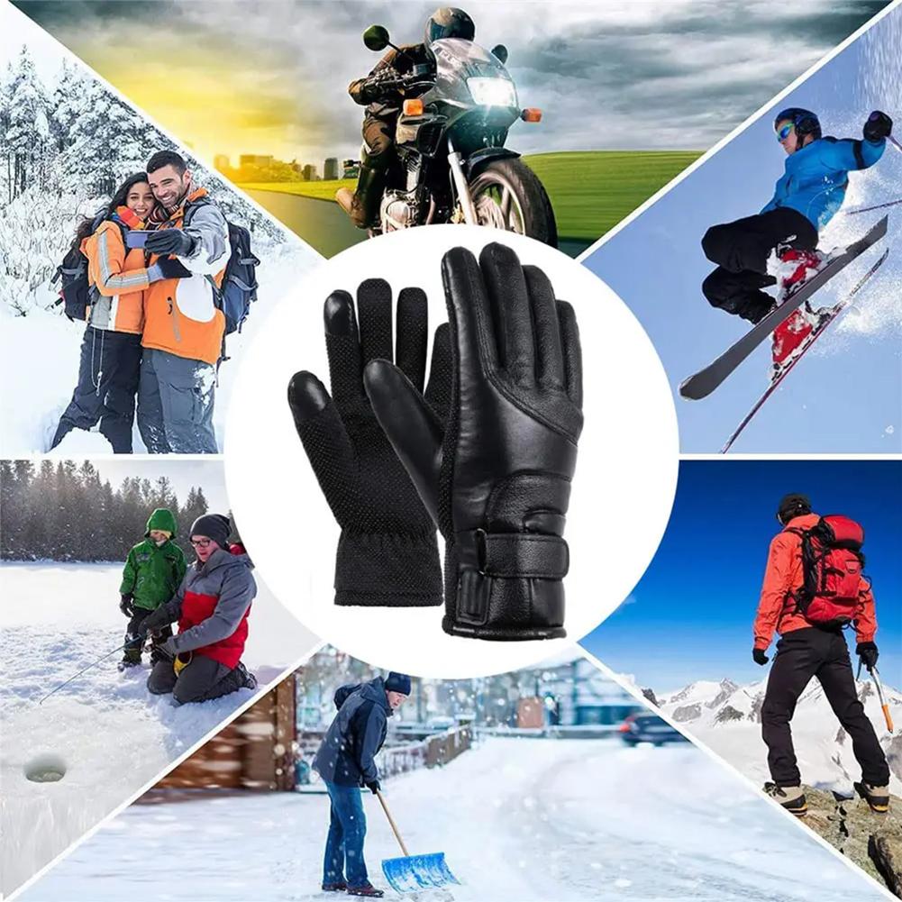 1 Pair USB Heating Gloves Rech - Touch Screen Gloves のレビューと価格