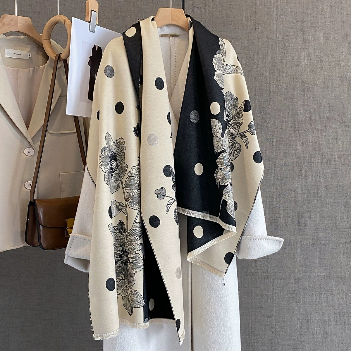 2025 Women Thicken Luxury Wint - Cashmere Pashmina Wrap のレビューと価格