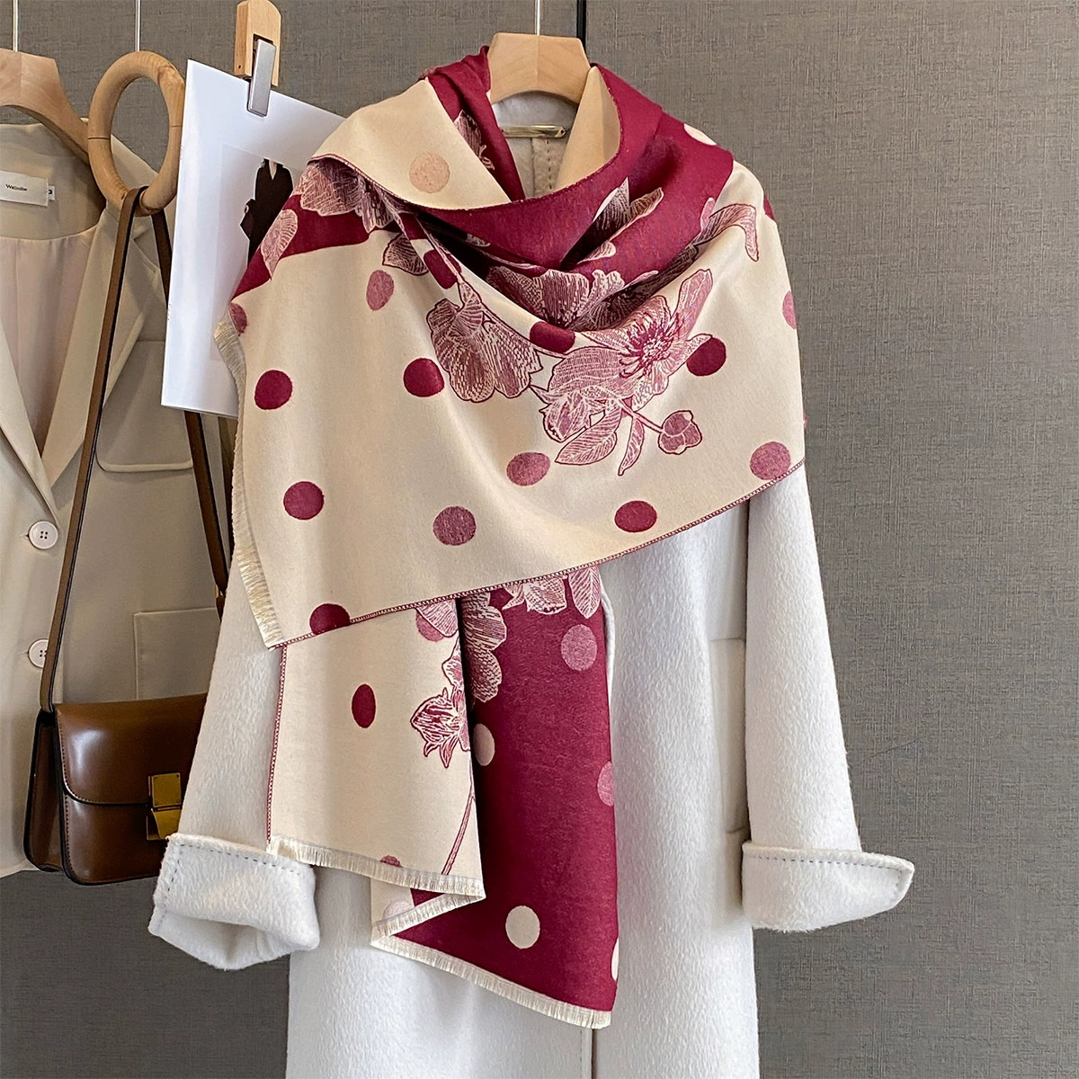 2025 Women Thicken Luxury Wint - Cashmere Pashmina Wrap のレビューと価格