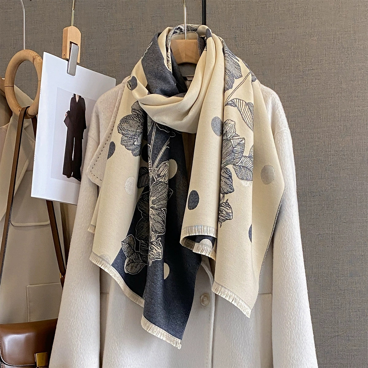 2025 Women Thicken Luxury Wint - Cashmere Pashmina Wrap のレビューと価格