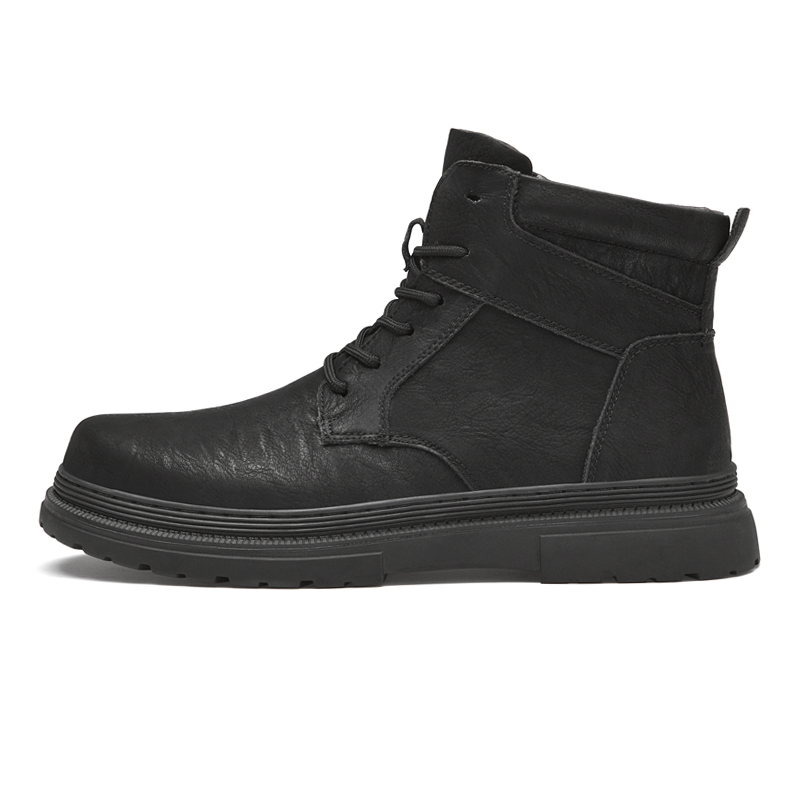 Warm Winter Men Leather Shoes  - Waterproof Winter Boot のレビューと価格
