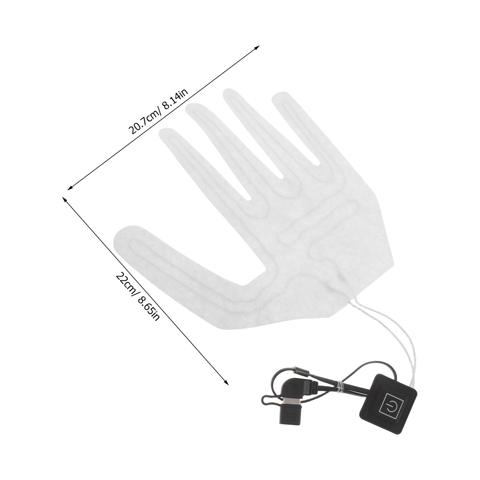 2Pcs Full Finger Electric Heat - Hand Warmer Electric のレビューと価格