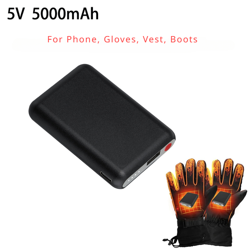 5V 5000mAh Heated Gloves Batte - Heated Vest Battery のレビューと価格