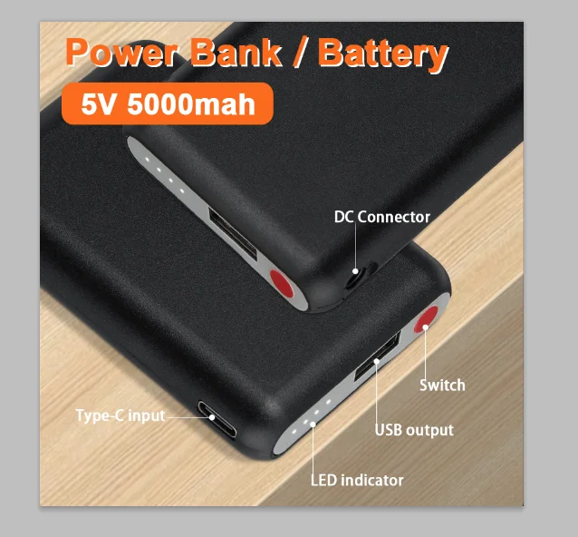 5V 5000mAh Heated Gloves Batte - Heated Vest Battery のレビューと価格