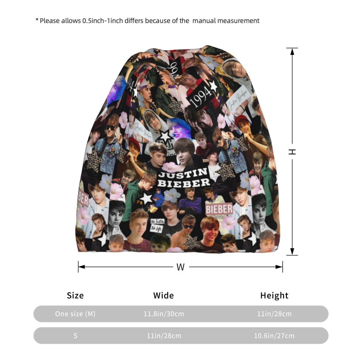 Justin Bieber Bandana Neck Cov - Knit Beanie Hat Warm のレビューと価格