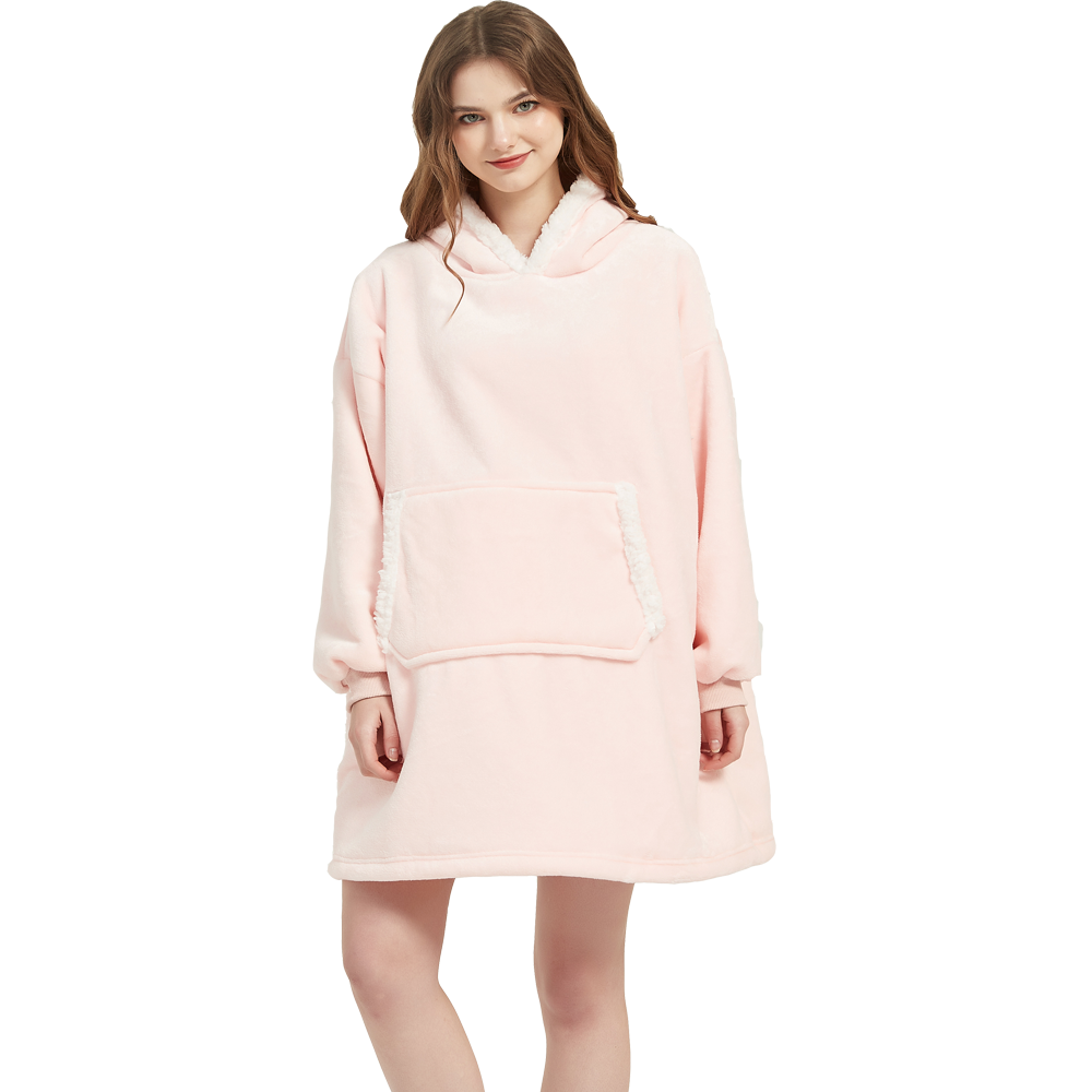 Microfiber Plush Coral Fleece  - Sherpa Hoodie Fleece のレビューと価格