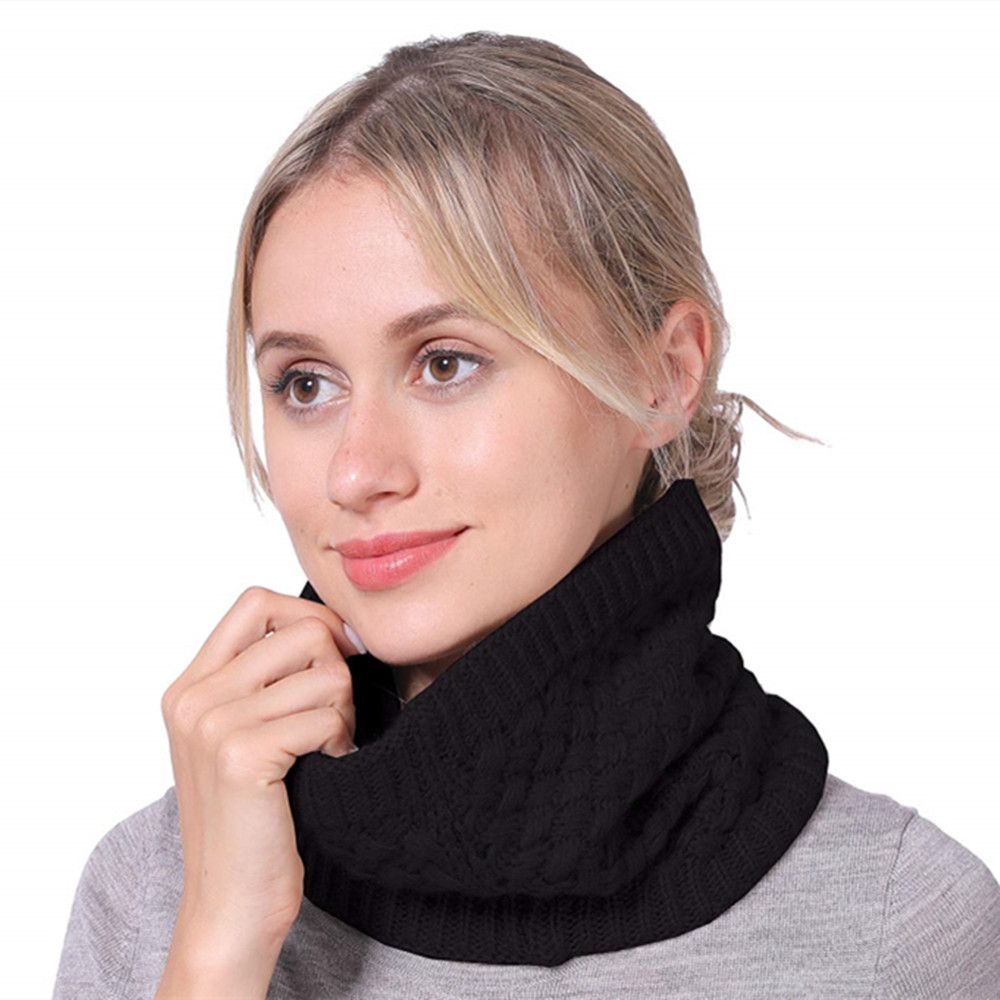 Knitted Scarf Neck Scarves Win - Wool Scarf Men のレビューと価格