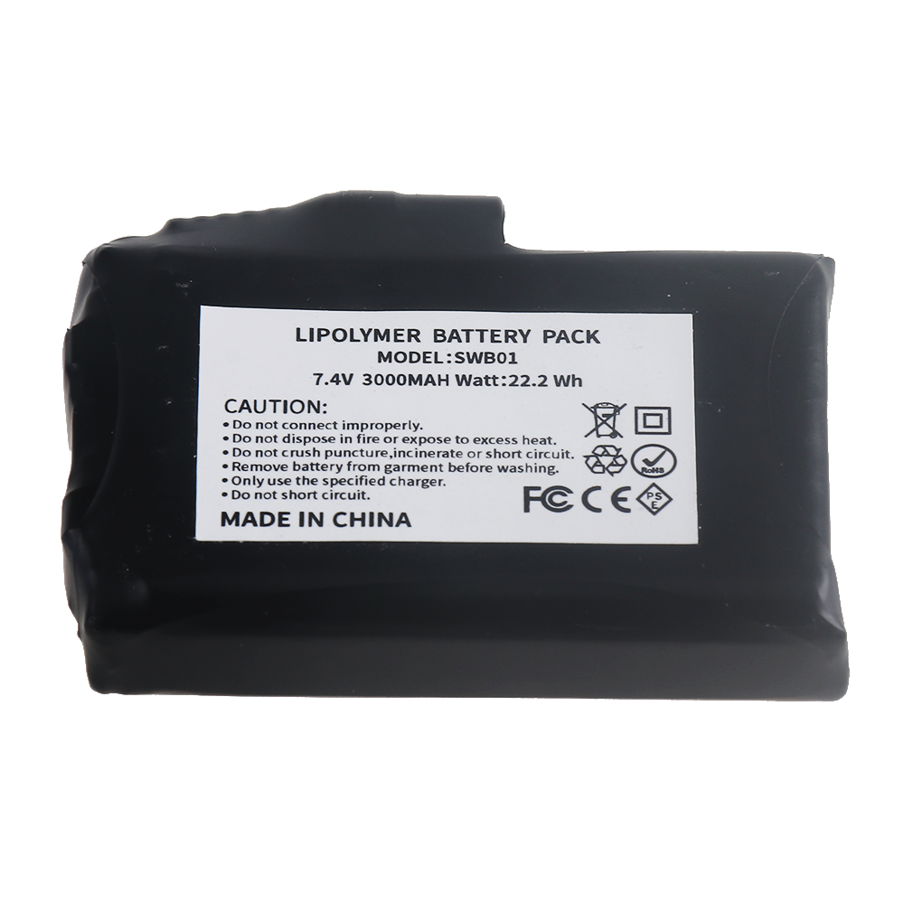7.4V 3000mah Li-Polymer Batter - Heated Vest Battery のレビューと価格