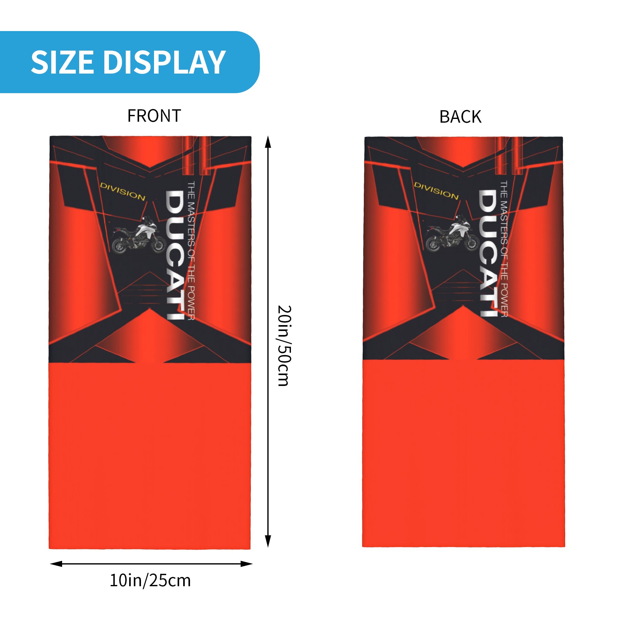 Custom Racing Sprot Ducatis  B - Neck Gaiter Fleece のレビューと価格