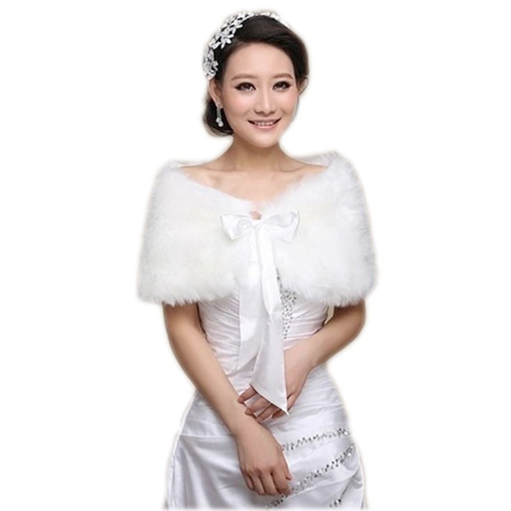 Winter Cape White Fur Shawl We - Shawl Wrap Winter のレビューと価格