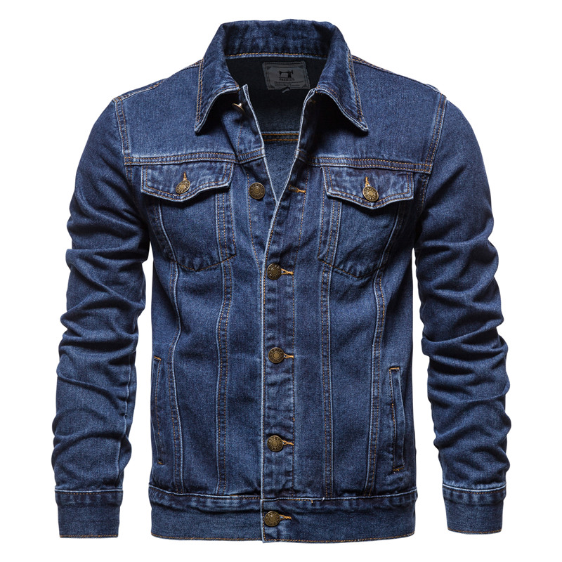 2025 Autumn Men Solid Denim Ja - Down Jacket Packable のレビューと価格