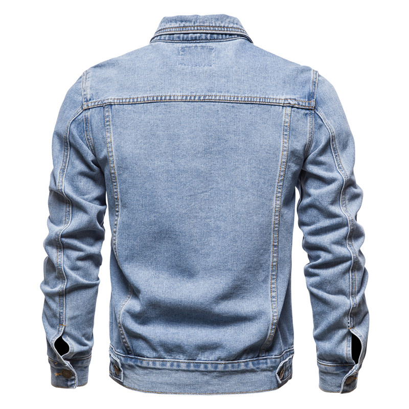 2025 Autumn Men Solid Denim Ja - Down Jacket Packable のレビューと価格