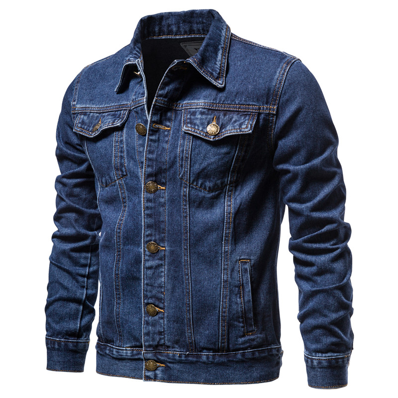 2025 Autumn Men Solid Denim Ja - Down Jacket Packable のレビューと価格