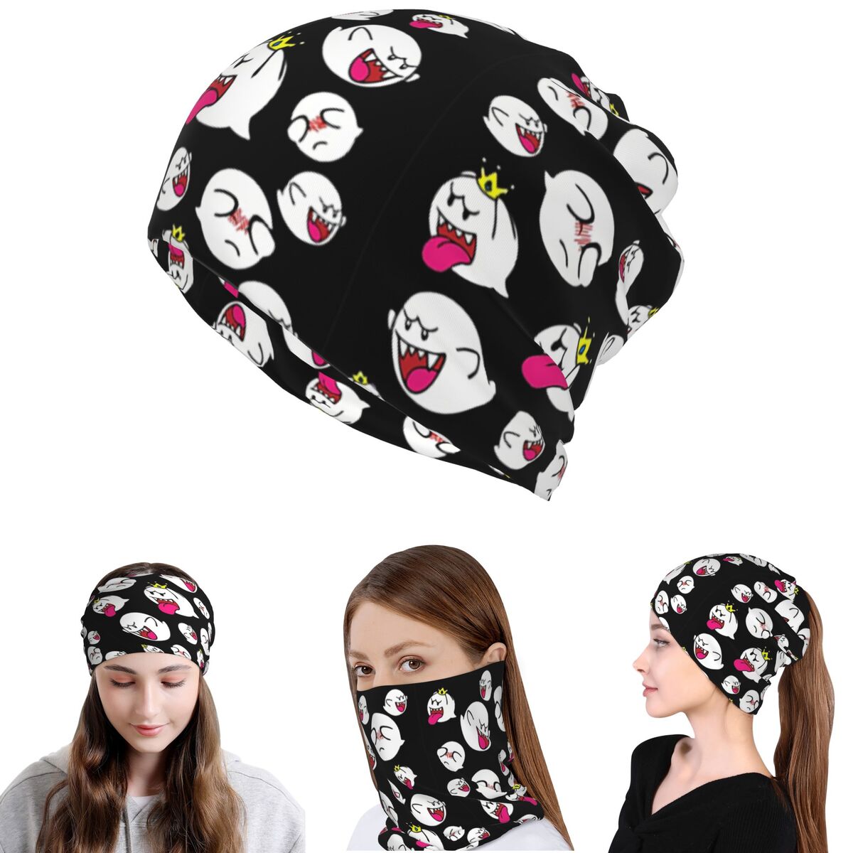 King Boo Bandana Neck Gaiter M - Knit Beanie Hat Warm のレビューと価格