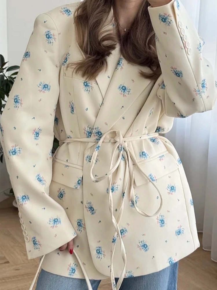 FSMG Elegant Flower Printed Lo - Down Jacket Packable のレビューと価格