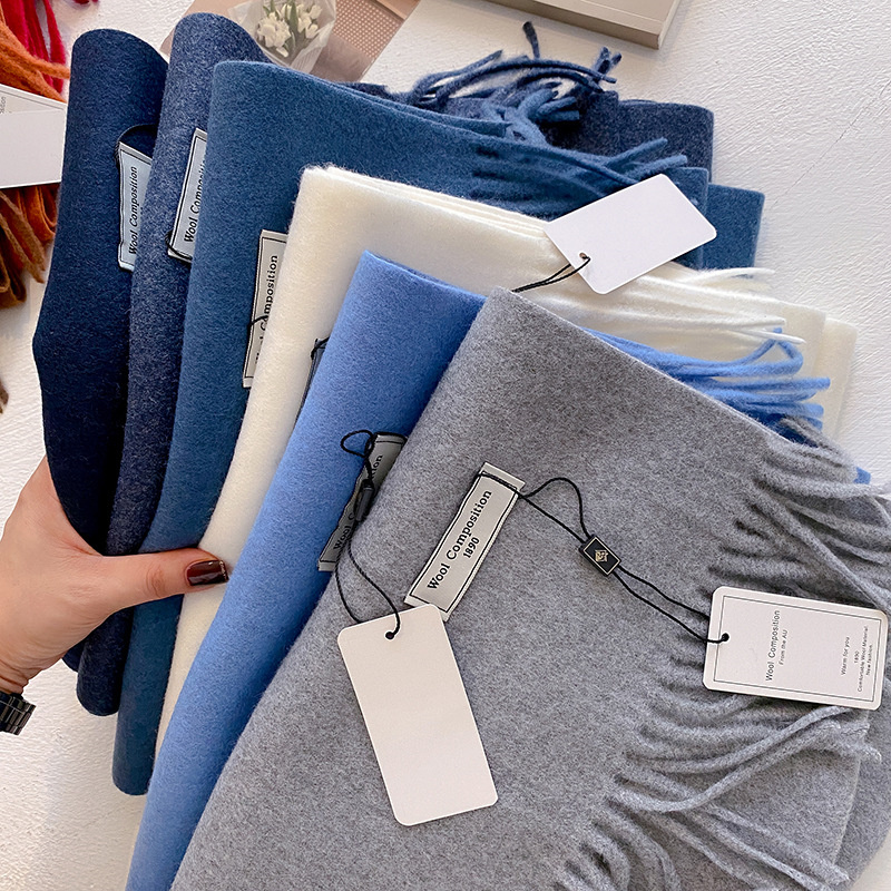 2024 Winter Wool Scarf For Wom - Cashmere Pashmina Wrap のレビューと価格