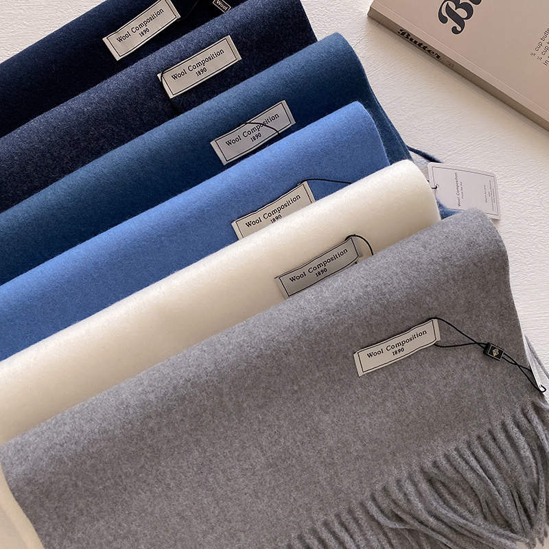 2024 Winter Wool Scarf For Wom - Cashmere Pashmina Wrap のレビューと価格