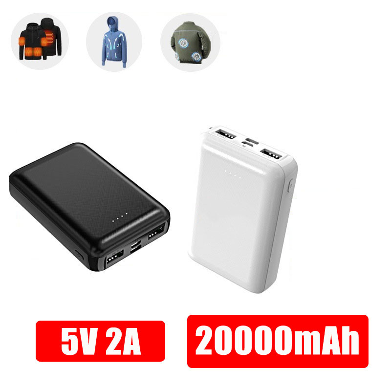 Mini Power Bank 20000mAh 5V 2A - Heated Vest Battery のレビューと価格
