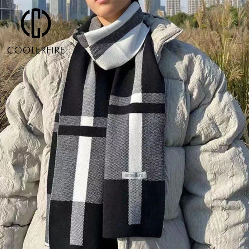 New Winter Men Scarf Keep Warm - Wool Scarf Men のレビューと価格