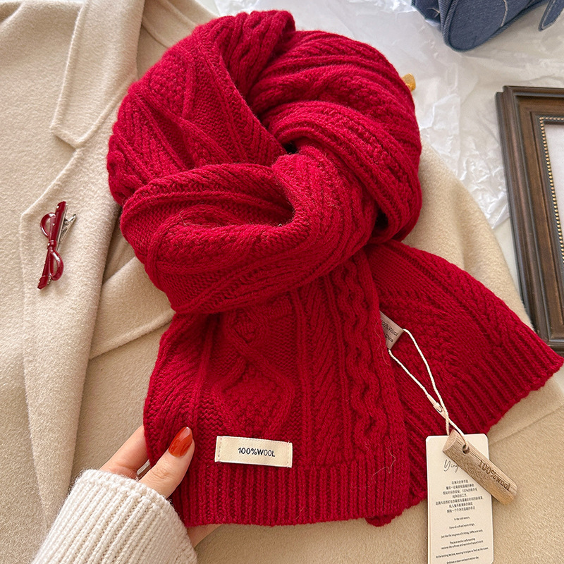 Luxury 100% Wool Scarf Women M - Shawl Wrap Winter のレビューと価格