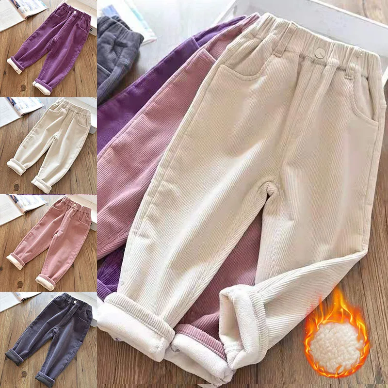 Velvet Lined Corduroy Kids Har - Corduroy Pant Warm のレビューと価格