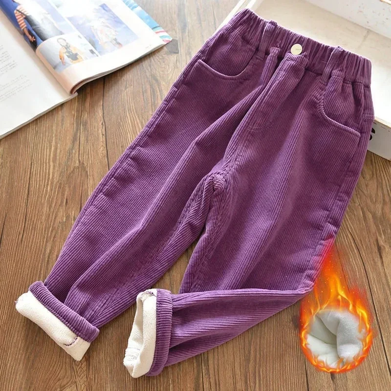 Velvet Lined Corduroy Kids Har - Corduroy Pant Warm のレビューと価格